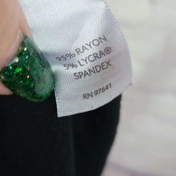 J.Jill PETITE Wearever Collection Sleeveless Black Striped Colorblock Dress SP - Picture 9 of 11